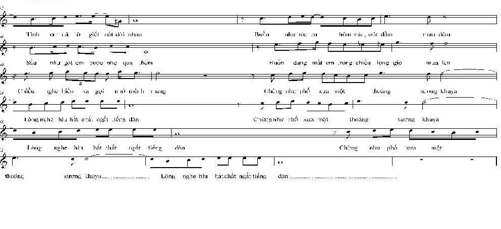 Sheet nhạc Ánh Trăng Tan 2